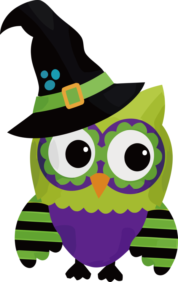 Transparent Halloween Owls Eurasian eagle-owl Owl for Happy Halloween for Halloween