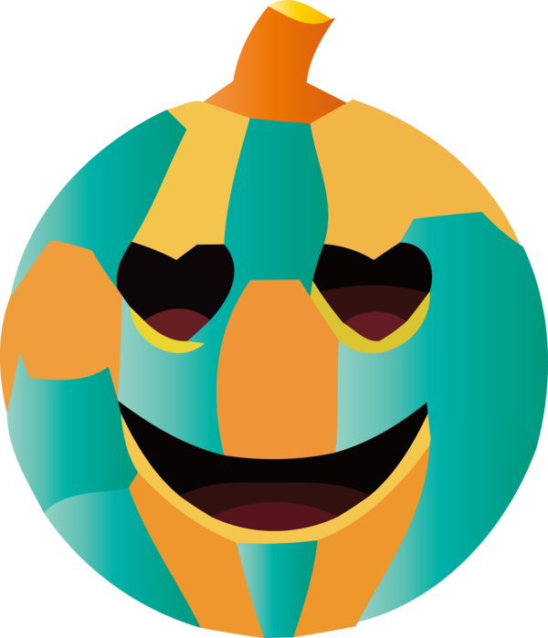 Transparent Halloween Pumpkin Produce Symbol for Happy Halloween for Halloween