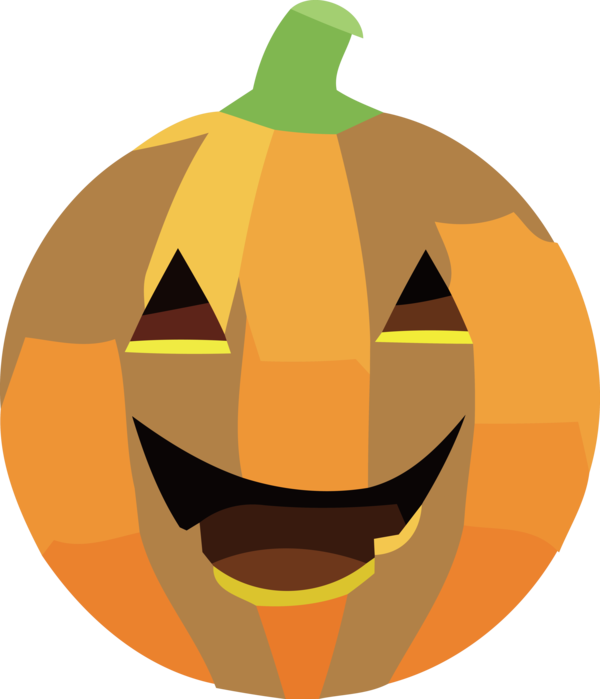 Transparent Halloween Jack-o'-lantern Squash Gourd for Happy Halloween for Halloween