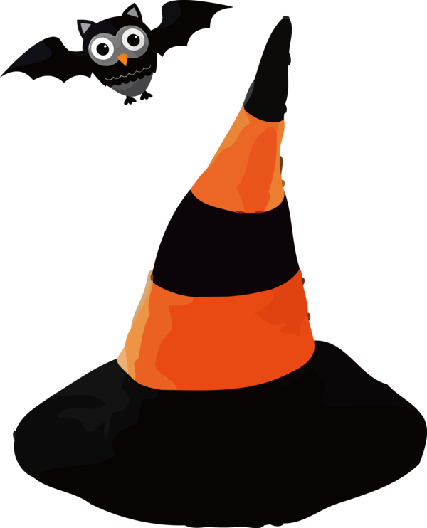 Transparent Halloween Witch hat for Witch for Halloween