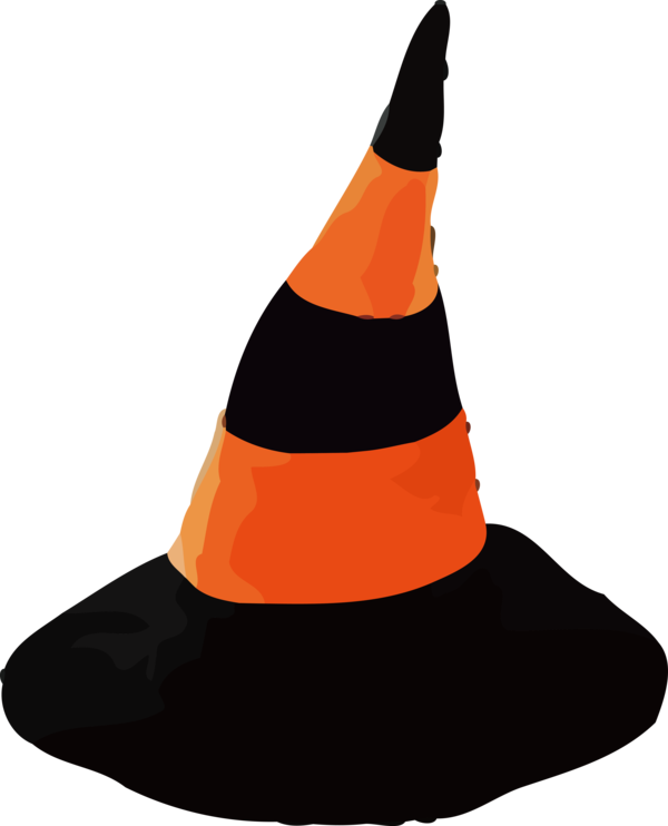Transparent Halloween Hat Cone Geometry for Witch for Halloween