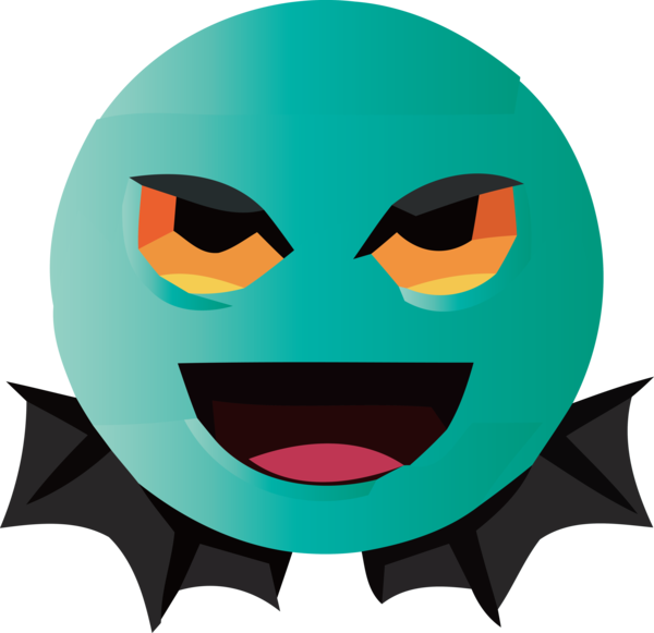 Transparent Halloween Emoji Smile Smiley for Happy Halloween for Halloween