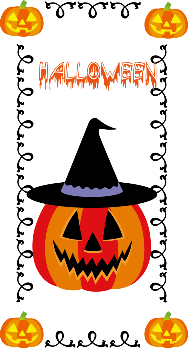 Transparent Halloween Jack-o'-lantern Cricut Trick-or-treating for Happy Halloween for Halloween