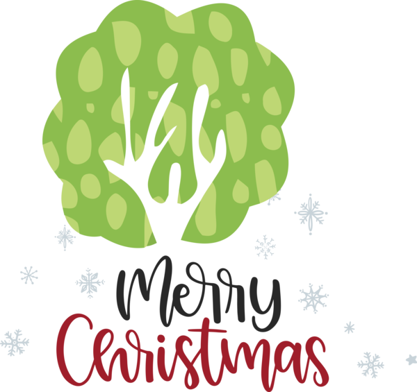 Transparent Christmas Logo Green Tree for Merry Christmas for Christmas