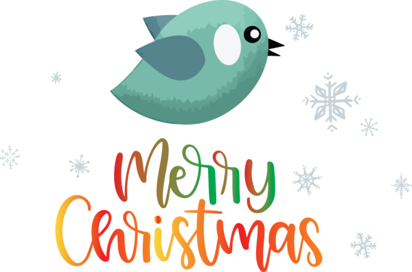 Transparent Christmas Birds Logo Cartoon for Merry Christmas for Christmas