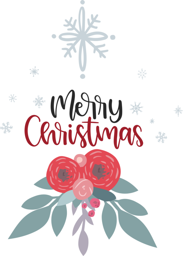 Transparent Christmas Cartoon Poster Design for Merry Christmas for Christmas