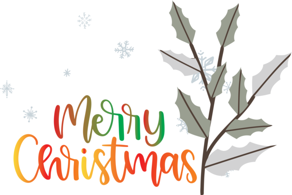 Transparent Christmas Leaf Logo Tree for Merry Christmas for Christmas