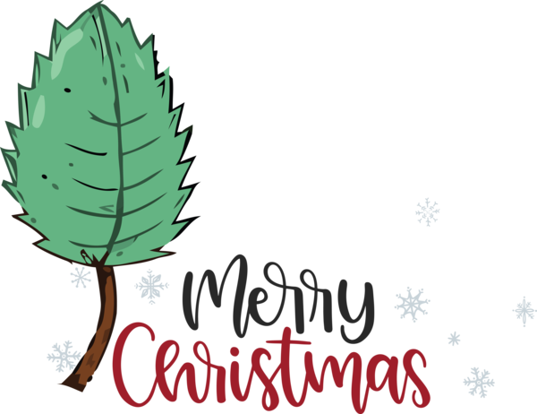 Transparent Christmas Leaf Logo Tree for Merry Christmas for Christmas