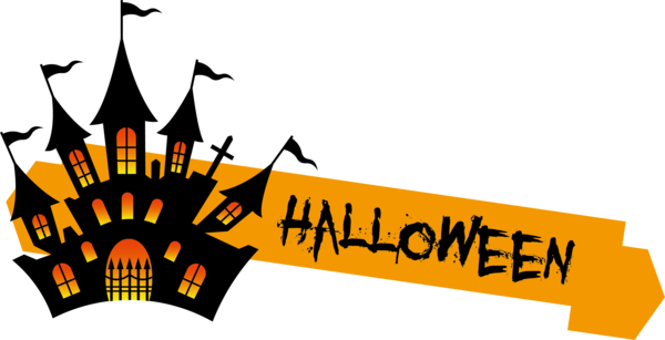 Transparent Halloween Line art Cartoon Drawing for Happy Halloween for Halloween