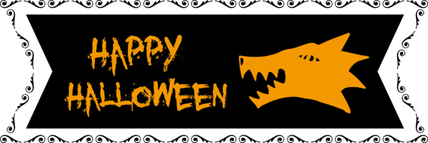 Transparent Halloween Cartoon Drawing Logo for Happy Halloween for Halloween