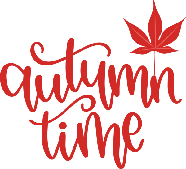 Transparent Thanksgiving Logo Flower Calligraphy for Hello Autumn for Thanksgiving