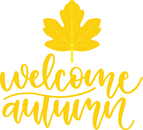 Transparent Thanksgiving Leaf Logo Flower for Hello Autumn for Thanksgiving