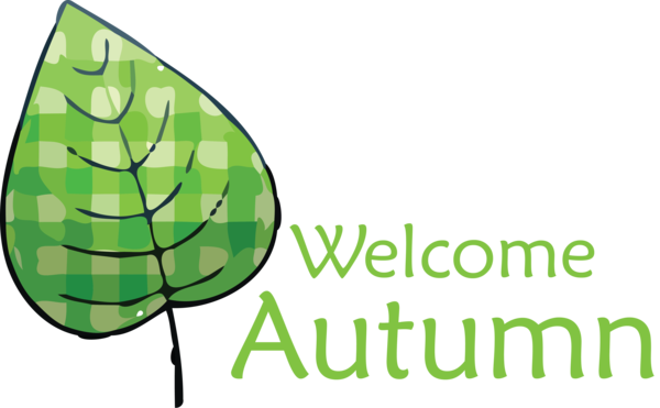 Transparent Thanksgiving Logo Leaf Green for Hello Autumn for Thanksgiving