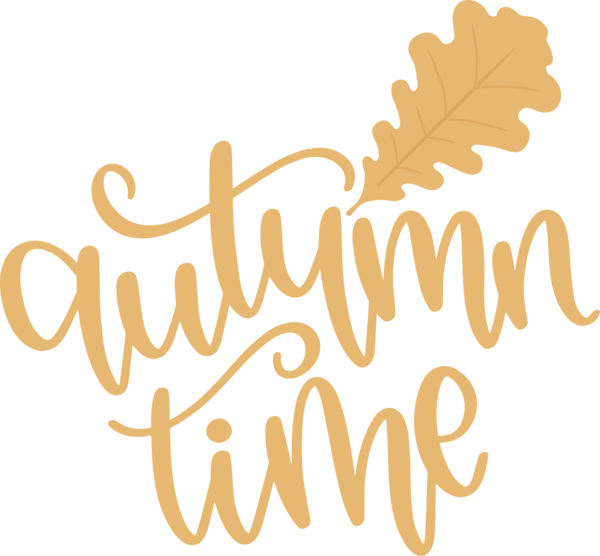 Transparent Thanksgiving Calligraphy Logo Leaf for Hello Autumn for Thanksgiving