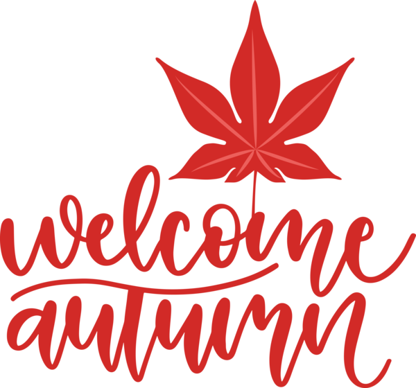 Transparent Thanksgiving Leaf Flower Logo for Hello Autumn for Thanksgiving