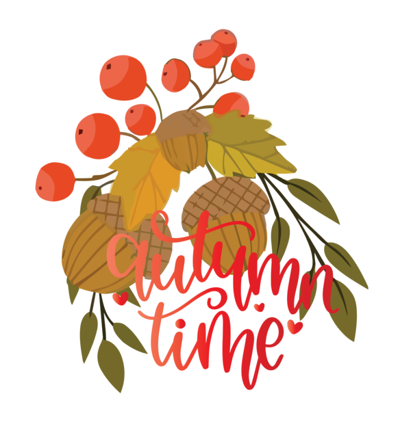 Transparent Thanksgiving Floral design Christmas ornament Leaf for Hello Autumn for Thanksgiving
