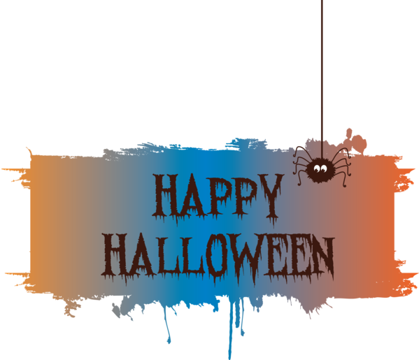 Transparent Halloween Logo Font Rectangle M for Happy Halloween for Halloween