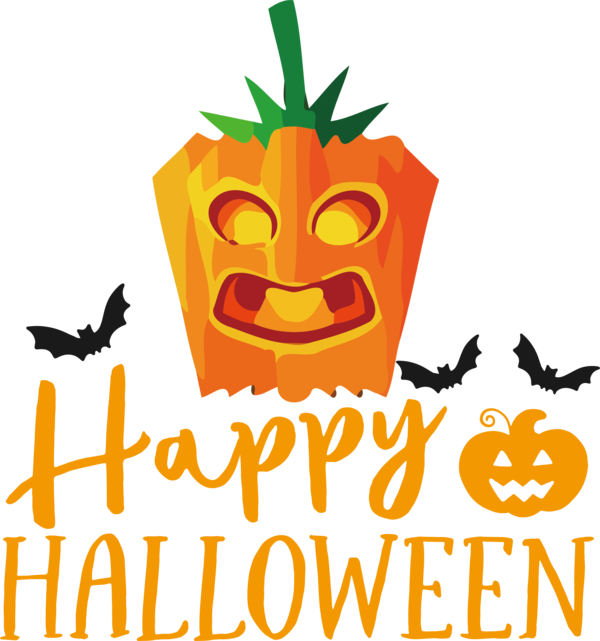 Transparent Halloween Greeting card Holiday Jack-o'-lantern for Happy Halloween for Halloween