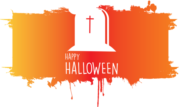 Transparent Halloween Logo Design Template for Happy Halloween for Halloween