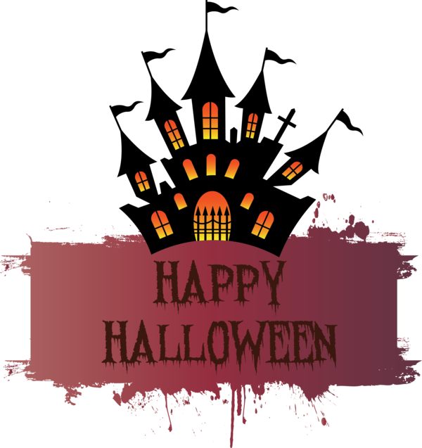 Transparent Halloween Line art Royalty-free Drawing for Happy Halloween for Halloween