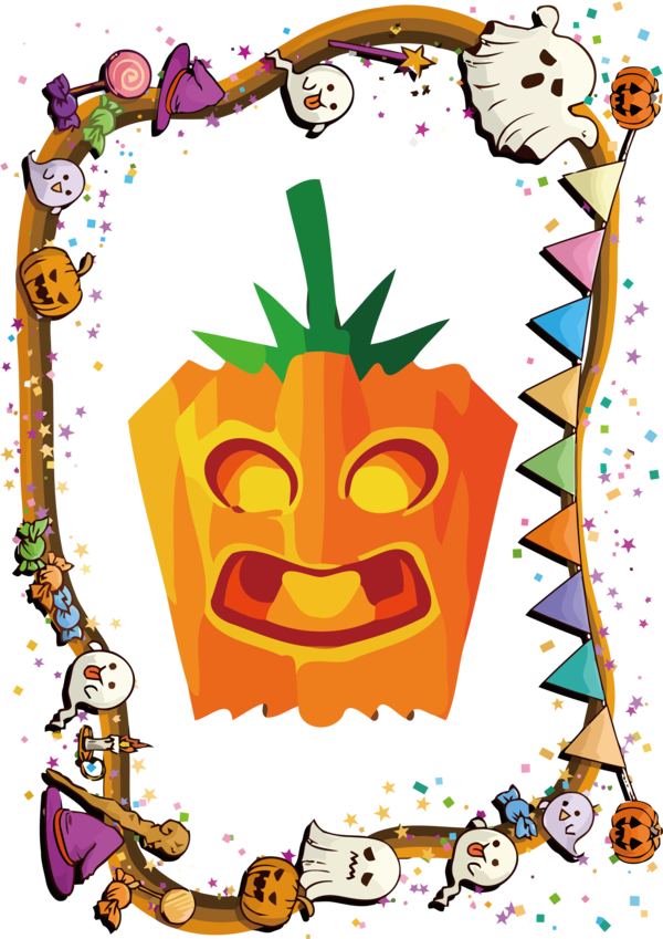 Transparent Halloween Text Line Happiness for Happy Halloween for Halloween