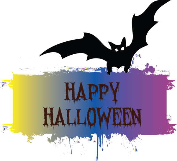 Transparent Halloween Quotation mark Logo Cartoon for Happy Halloween for Halloween