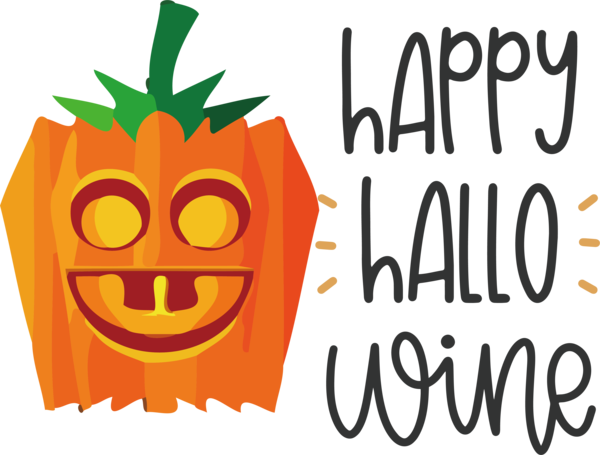 Transparent Halloween Jack-o'-lantern Logo Vegetable for Happy Halloween for Halloween
