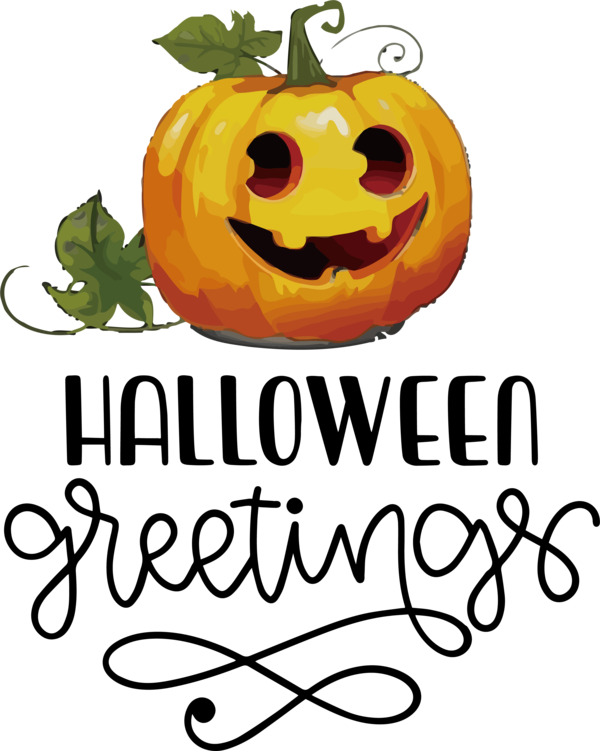 Transparent Halloween Jack-o'-lantern Squash Fruit for Happy Halloween for Halloween