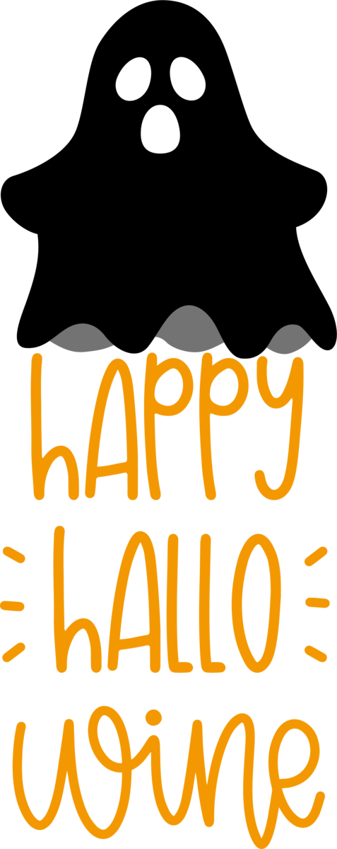 Transparent Halloween Logo Text Beak for Happy Halloween for Halloween