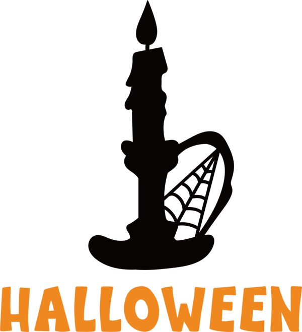 Transparent Halloween Spider Logo Web decoration for Happy Halloween for Halloween