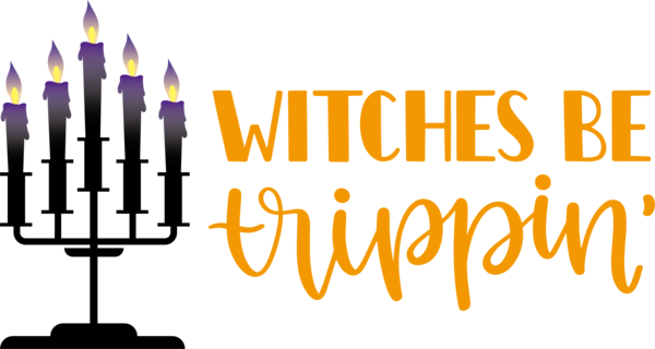Transparent Halloween Font Line Text for Happy Halloween for Halloween