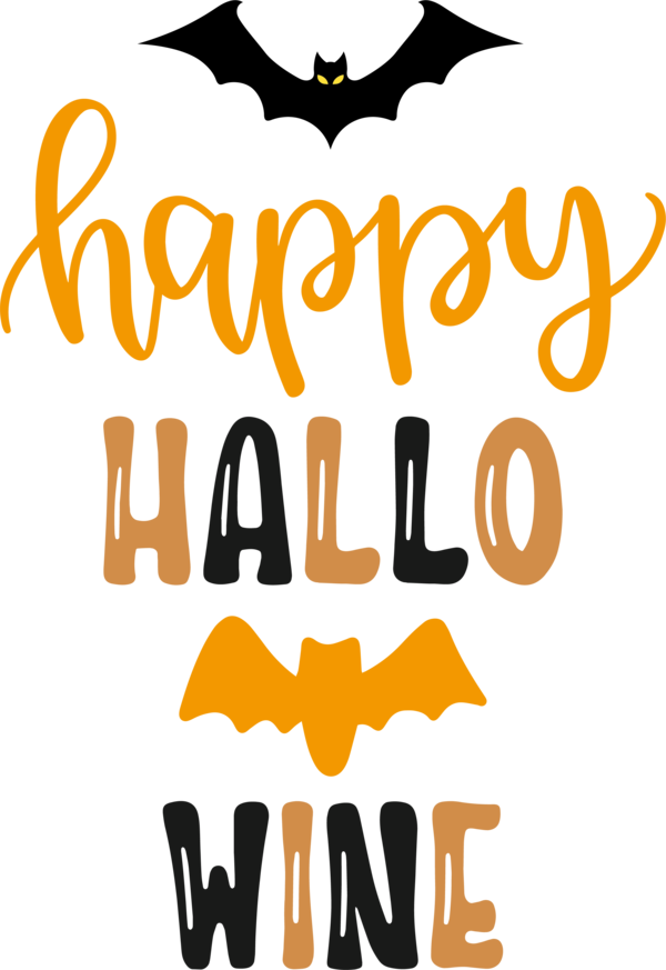 Transparent Halloween Line Logo Design for Happy Halloween for Halloween