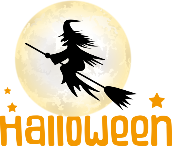 Transparent Halloween Silhouette Line art Cartoon for Happy Halloween for Halloween