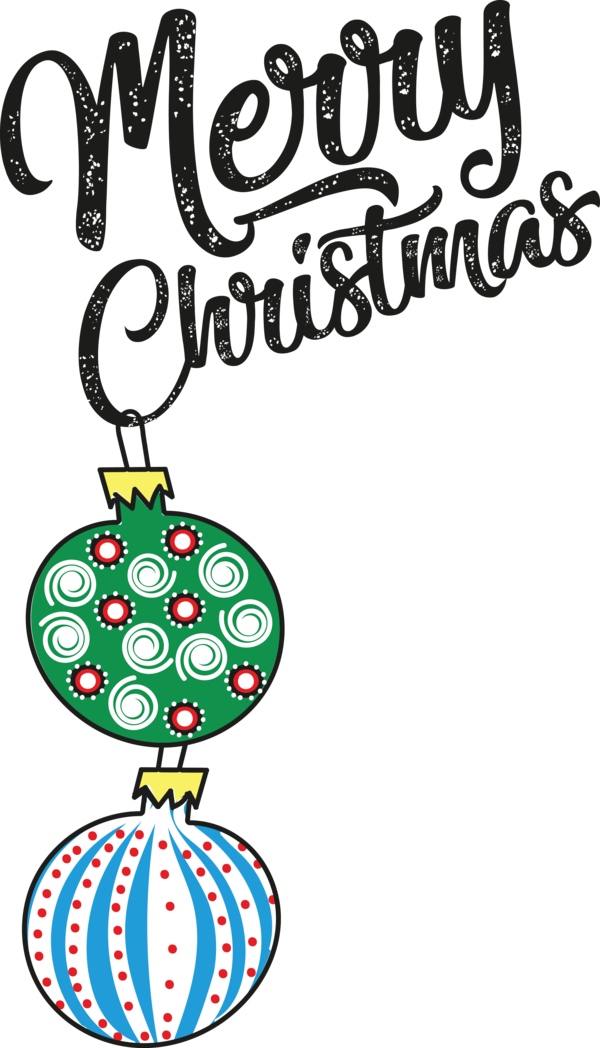 Transparent Christmas Line Text Design for Merry Christmas for Christmas