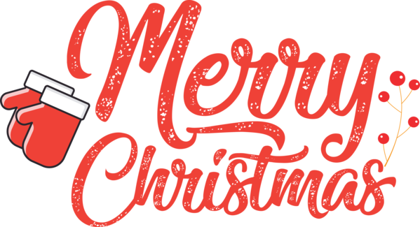 Transparent Christmas Logo Line Signage for Merry Christmas for Christmas