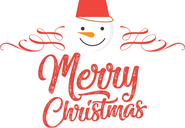 Transparent Christmas Christmas Day Logo Text for Merry Christmas for Christmas
