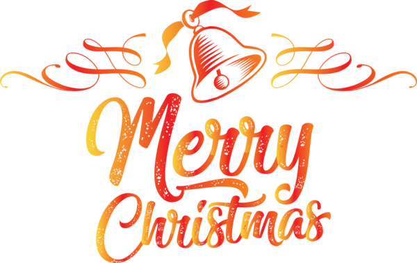 Transparent Christmas Logo Line Text for Merry Christmas for Christmas