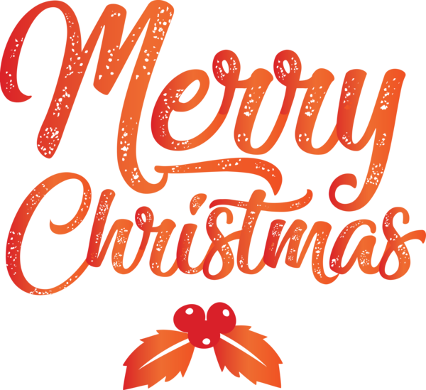 Transparent Christmas Logo Text Line for Merry Christmas for Christmas
