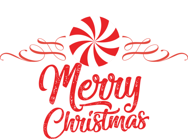 Transparent Christmas Logo Line Flower for Merry Christmas for Christmas