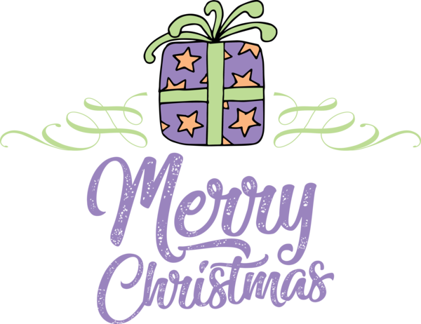 Transparent Christmas Logo Line Text for Merry Christmas for Christmas