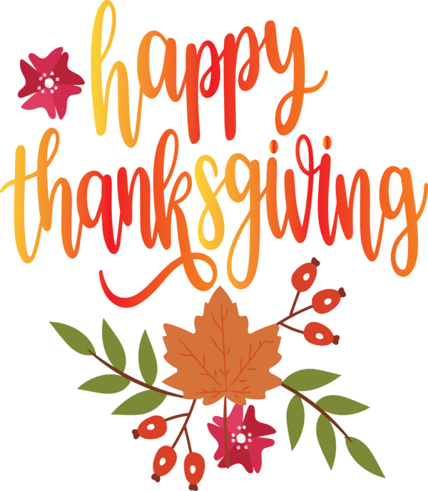 Transparent Thanksgiving Floral design Leaf Tree for Happy Thanksgiving for Thanksgiving