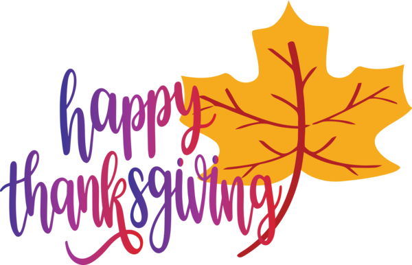Transparent Thanksgiving Leaf Logo Flower for Happy Thanksgiving for Thanksgiving