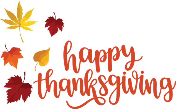 Transparent Thanksgiving Floral design Leaf Logo for Happy Thanksgiving for Thanksgiving