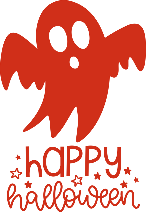 Transparent Halloween Logo Cartoon Flower for Happy Halloween for Halloween