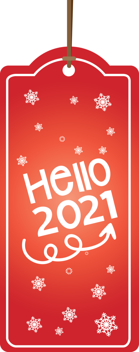 Transparent New Year Christmas ornament Greeting card Christmas Day for Happy New Year 2021 for New Year