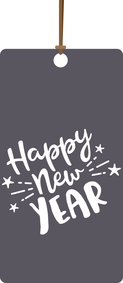 Transparent New Year Calligraphy Font Text for Happy New Year 2021 for New Year
