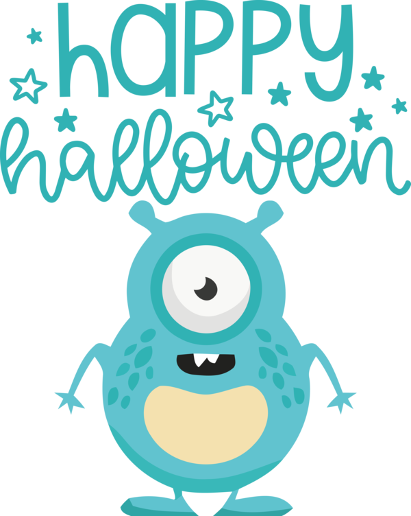 Transparent Halloween Aqua M Amphibians Cartoon for Happy Halloween for Halloween