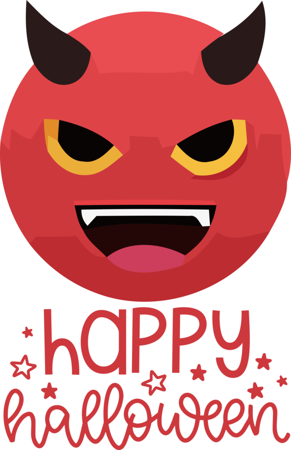 Transparent Halloween Icon Emoticon Logo for Happy Halloween for Halloween