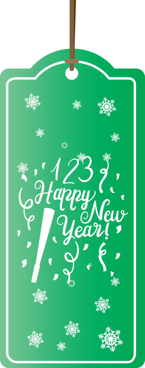 Transparent New Year Design Leaf Text for Happy New Year 2021 for New Year