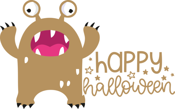 Transparent Halloween Snout Logo Dog for Happy Halloween for Halloween